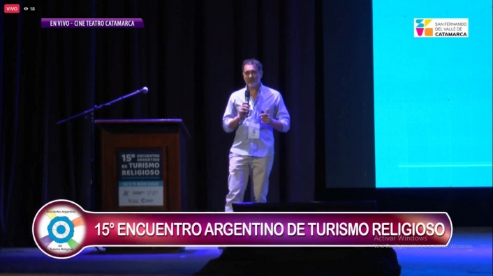 Javier Dellamonica disertando en el encuentro 