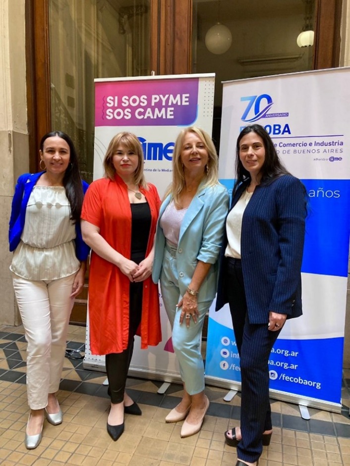 Fernanda Reina, Liliana Castro, Elisabet Piacentini y Maria Laura Teruel